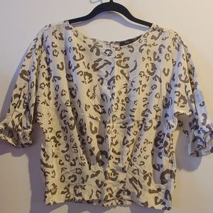 BCBGMAXAZRIA SILK BLOUSE / SIZE XS/4 WOMEN